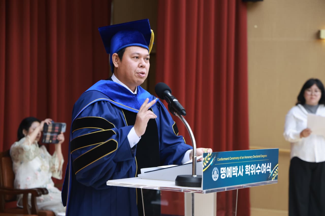 Ketua DPD RI Sultan B Najamudin Dianugerahi Doktor Honoris Causa oleh Korea Maritime & Ocean University (KMOU)