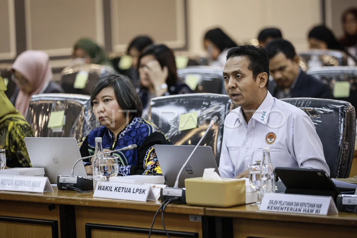 RDP Komisi XIII DPR RI dengan Kementerian Kesehatan RI, Komnas HAM, Komnas Perempuan, LPSK, BPJS Kesehatan, Kemenko Hukum, HAM, dan Imipas