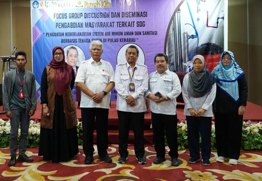 UNSRI Perkuat Keberlanjutan Air Bersih dan Energi Surya di Pulau Kemaro