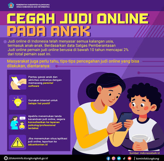 Catat, 200.000 Anak Indonesia Terpapar Judi Online 