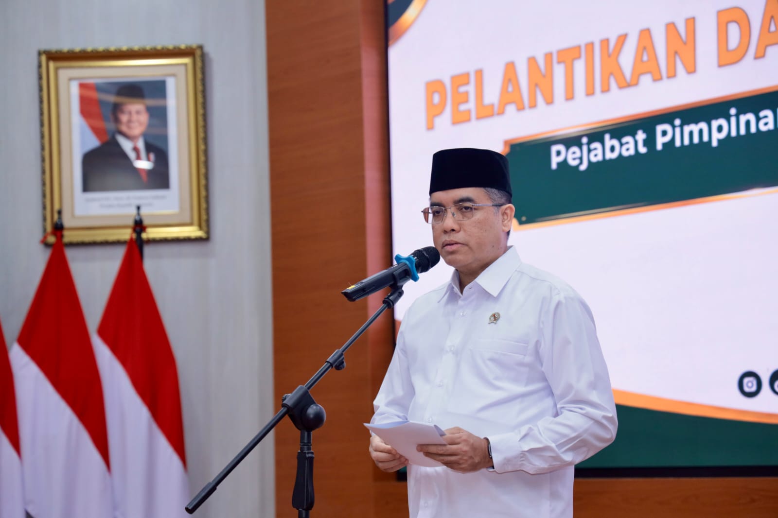 Lantik Pejabat Baru, Menaker Minta Berikan Kinerja Terbaik bagi Masyarakat