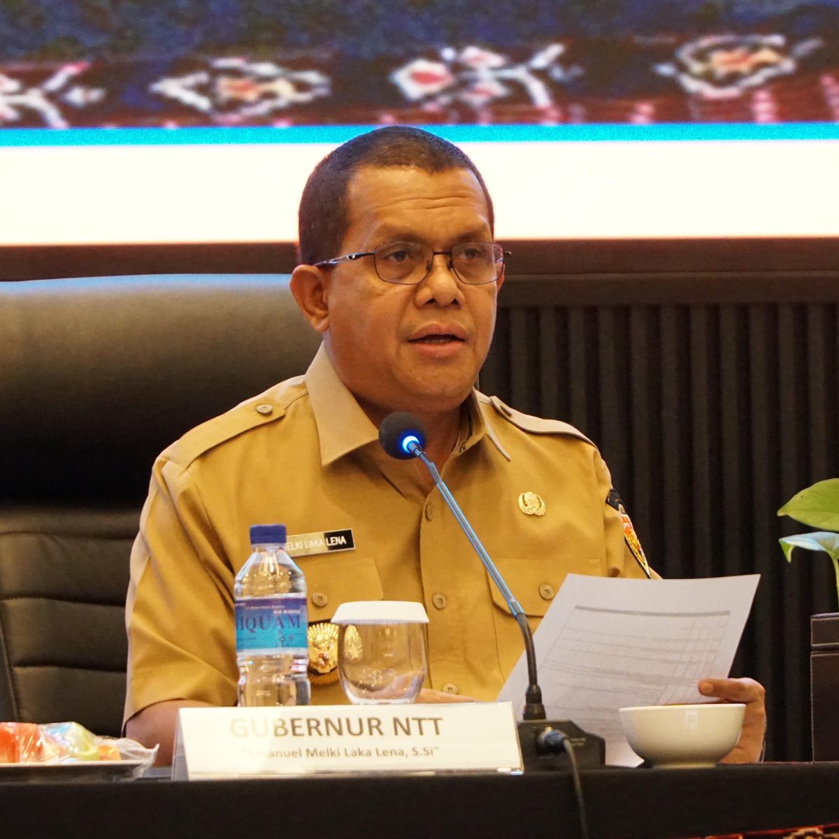 Instruksi Darurat,Gubernur NTT : Logistik Jangan Ditahan !