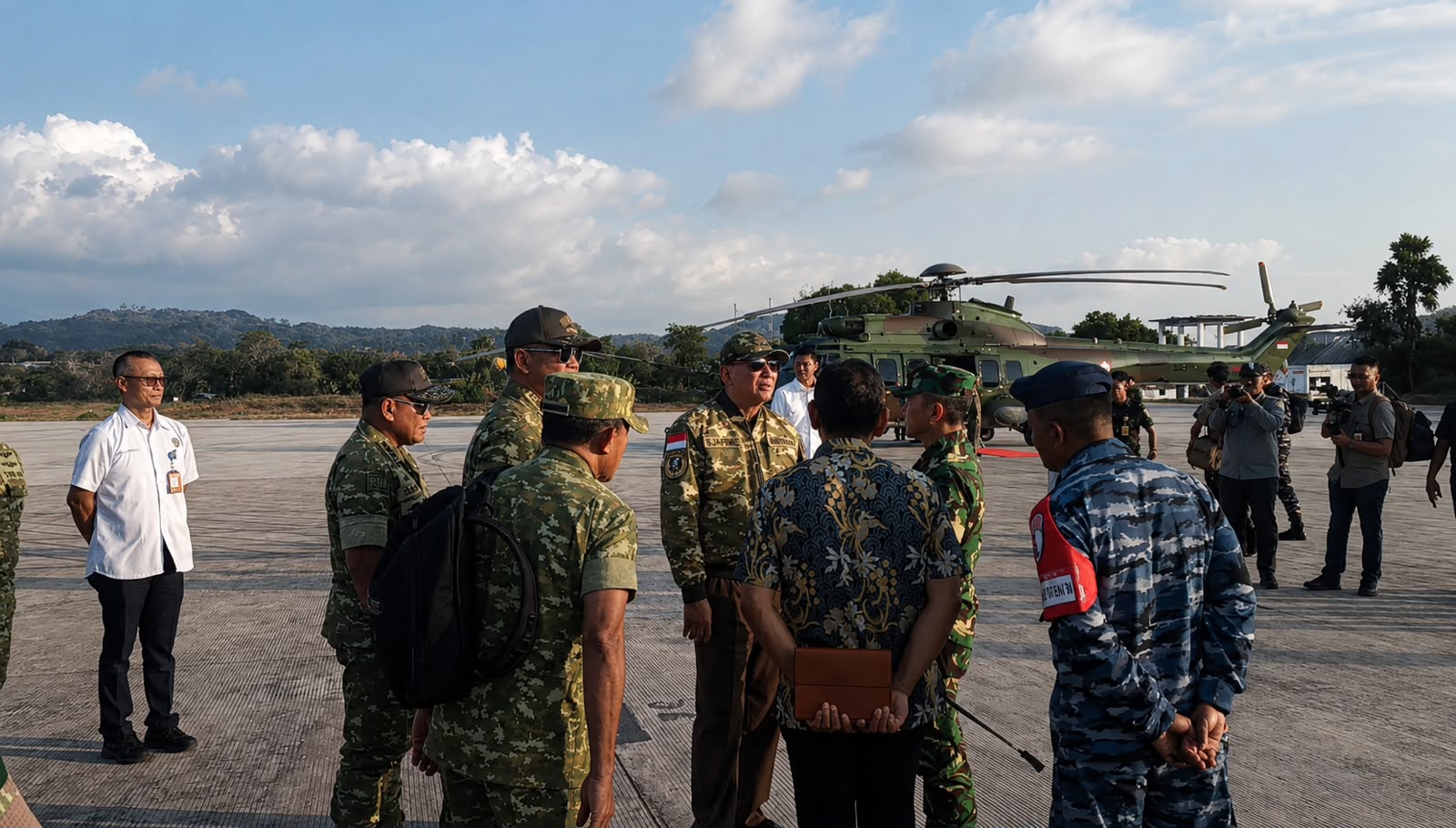 Di Hari Kemerdekaan, Menhan Sjafrie Hadir Salurkan Bantuan bagi Warga Terdampak Gempa NTT