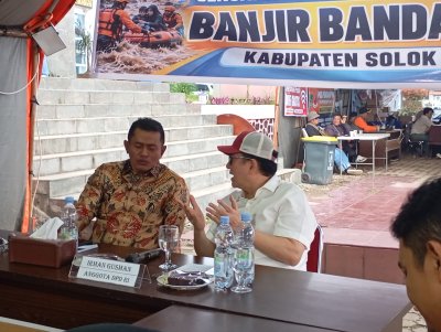 Pasca Banjir, Senator Sumbar, Irman Gusman Gagas Solok Bangkit