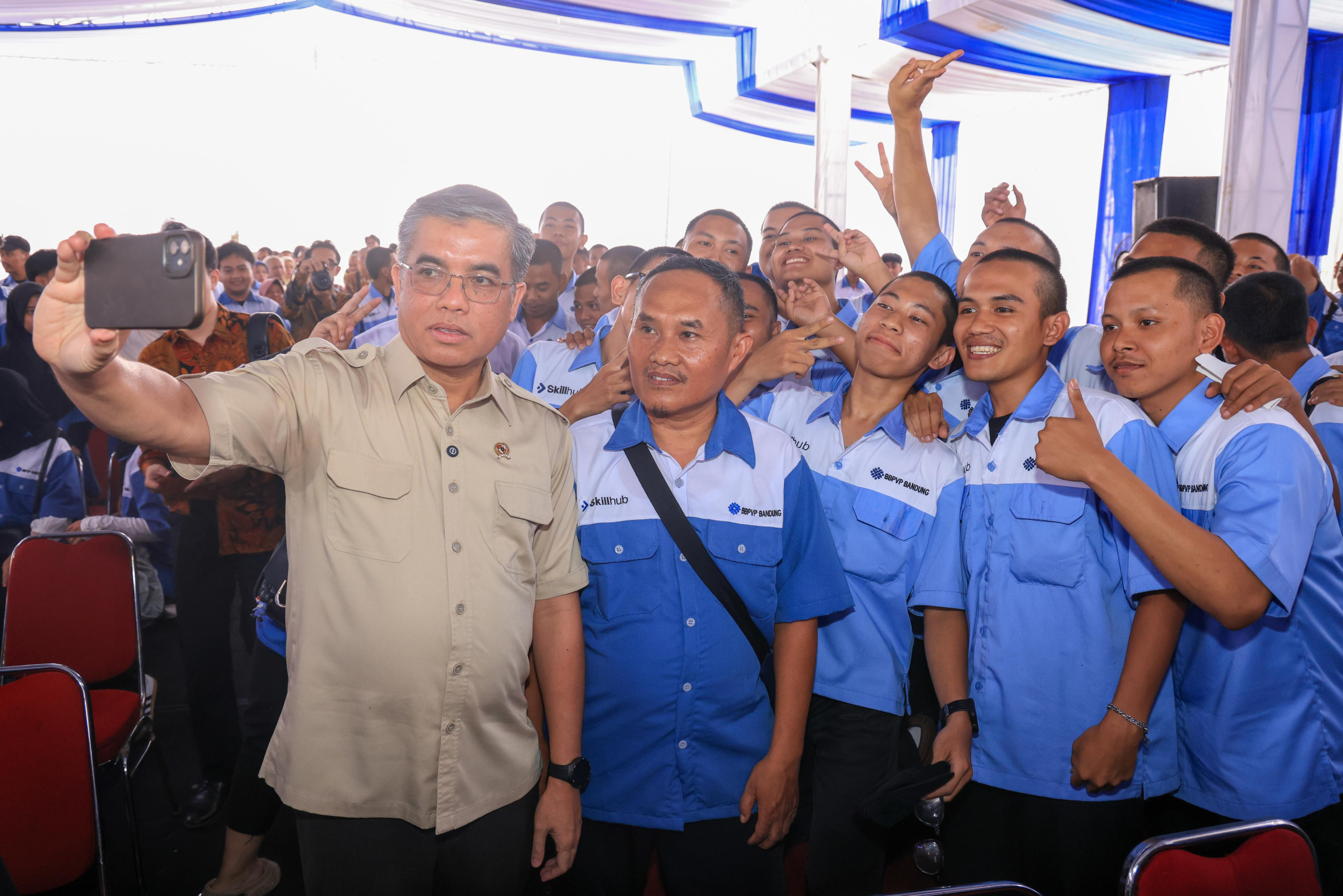 Kemnaker Luncurkan Pelatihan Kerja bagi 1.600 Calon Peserta di Sukabumi
