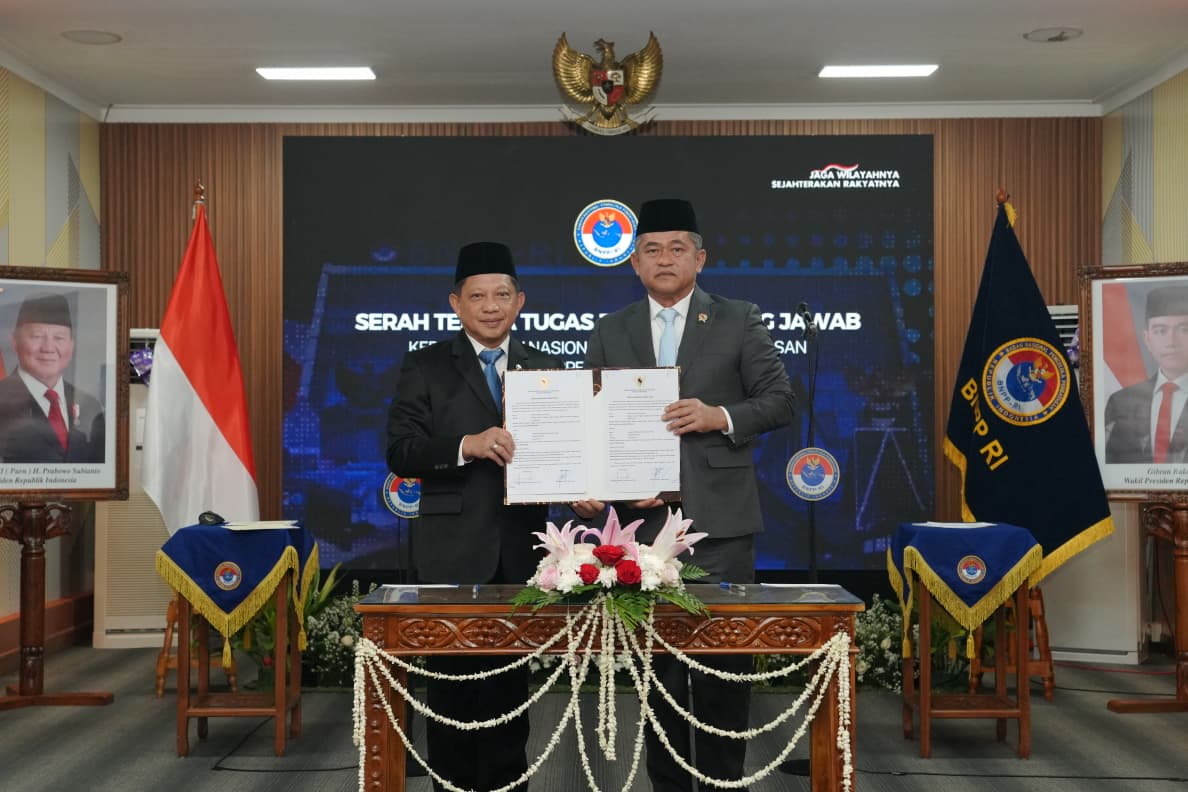 Sertijab Kepala BNPP, Mendagri Tito Harapkan Pengelolaan Perbatasan Lebih Optimal