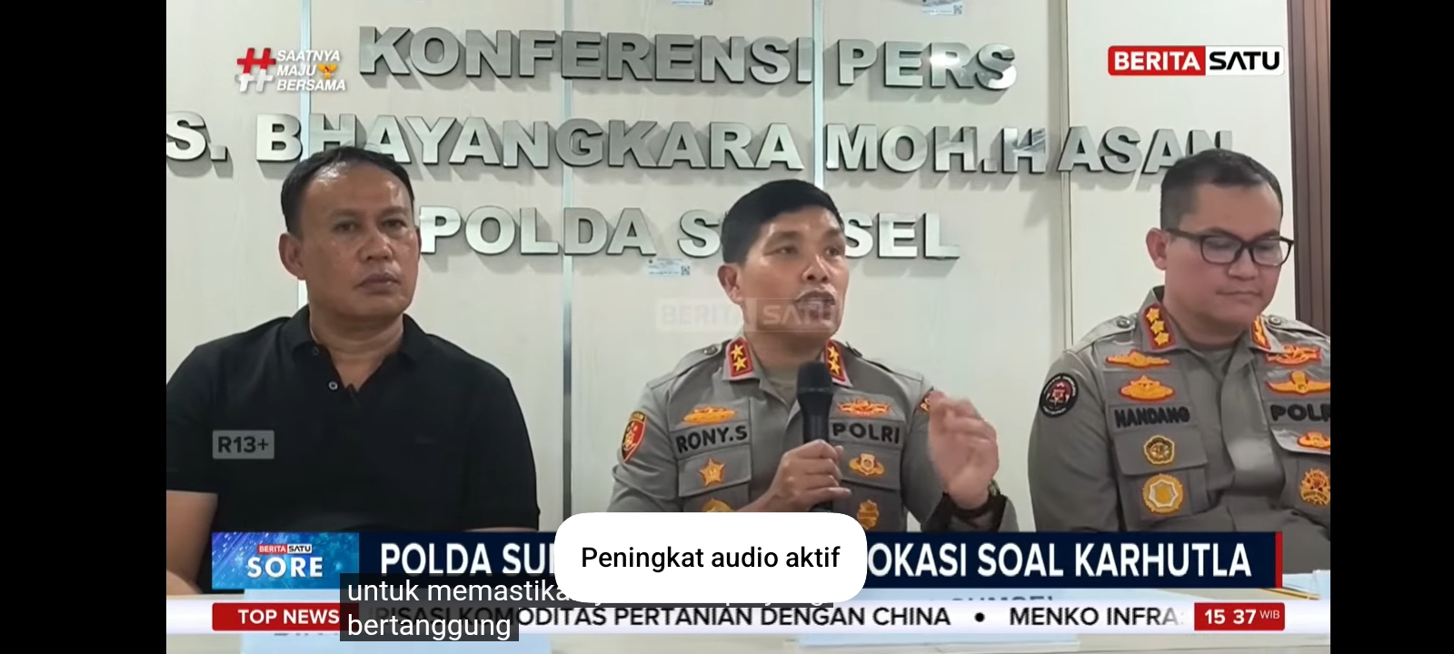 Polda Sumsel Sebut, 55 dari 128 Lokasi Karhutla Telah Memasuki Tahap Penyidikan 